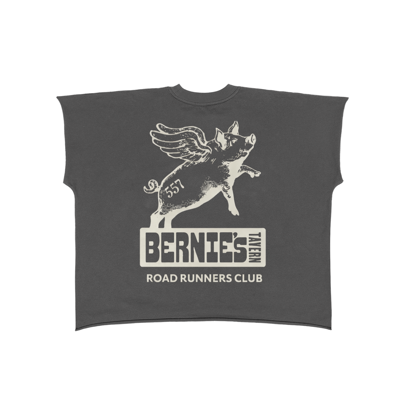 Bernies 557 Raw Edge Box Tee