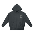 Black hoodie with a Bernie's x 557 logo on the chest against a white background