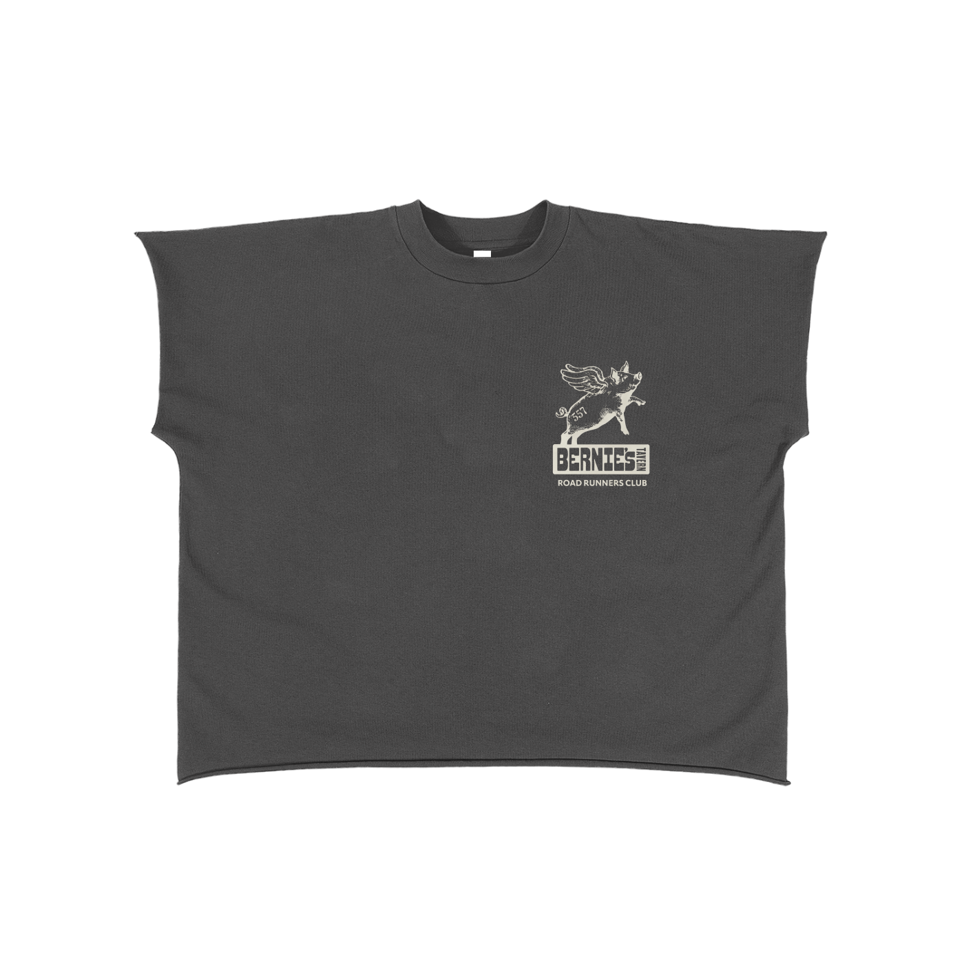 Bernies 557 Raw Edge Box Tee