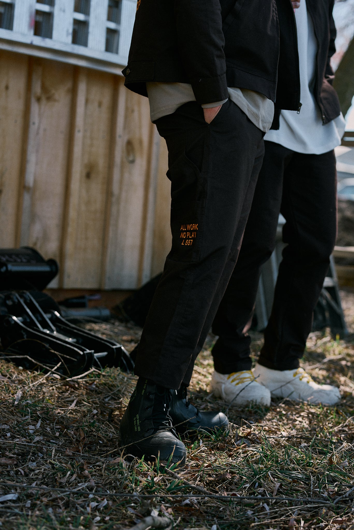 "All Work No Play" Carpenter Pants