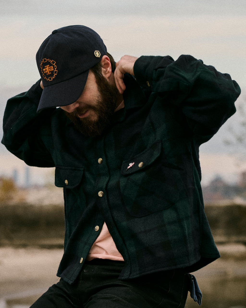 Watchman Tartan Felted Wool Shirt