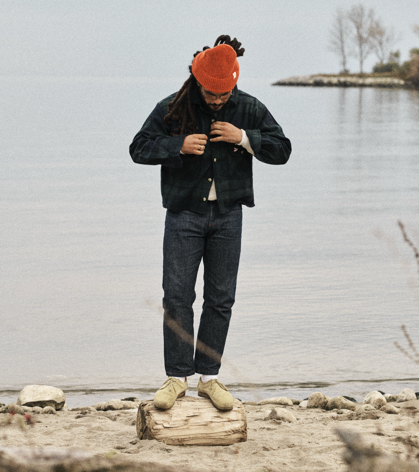 Watchman Tartan Felted Wool Shirt